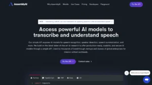 Read more about the article Assembly AI