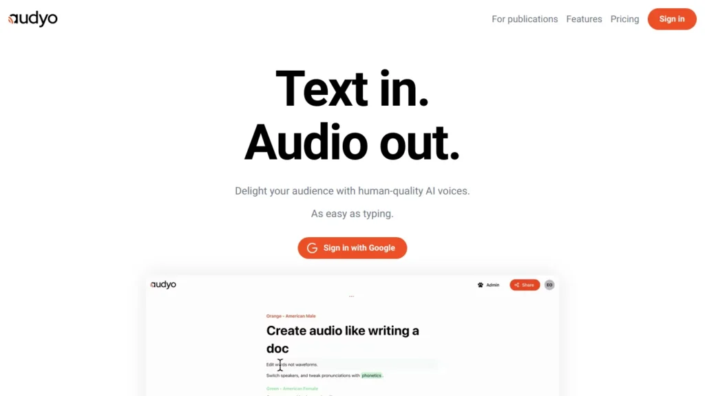 Audyo AI - AI Tools for Audio | Apsock.Tech