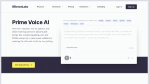 Read more about the article ElevenLabs AI: Review, Usage, Benefits & Price