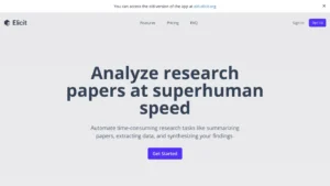 Elicit AI - AI Tools for Academic Research