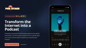 PodStash AI - AI Tools for Audio | Apsock.Tech