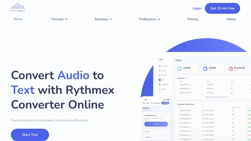 Rythmex AI - AI Tools for Audio | Apsock.Tech