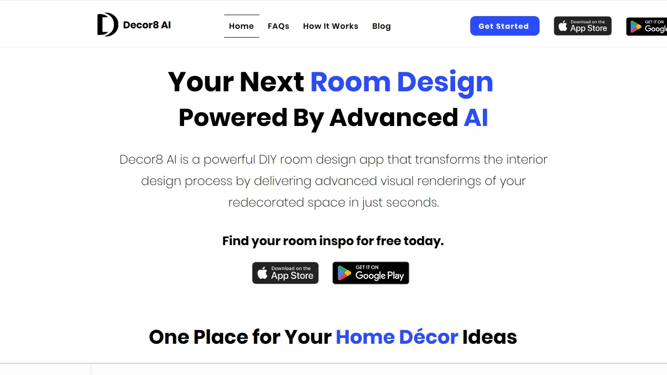 AI Tools Directory By Apsock.Tech | Decor8 AI