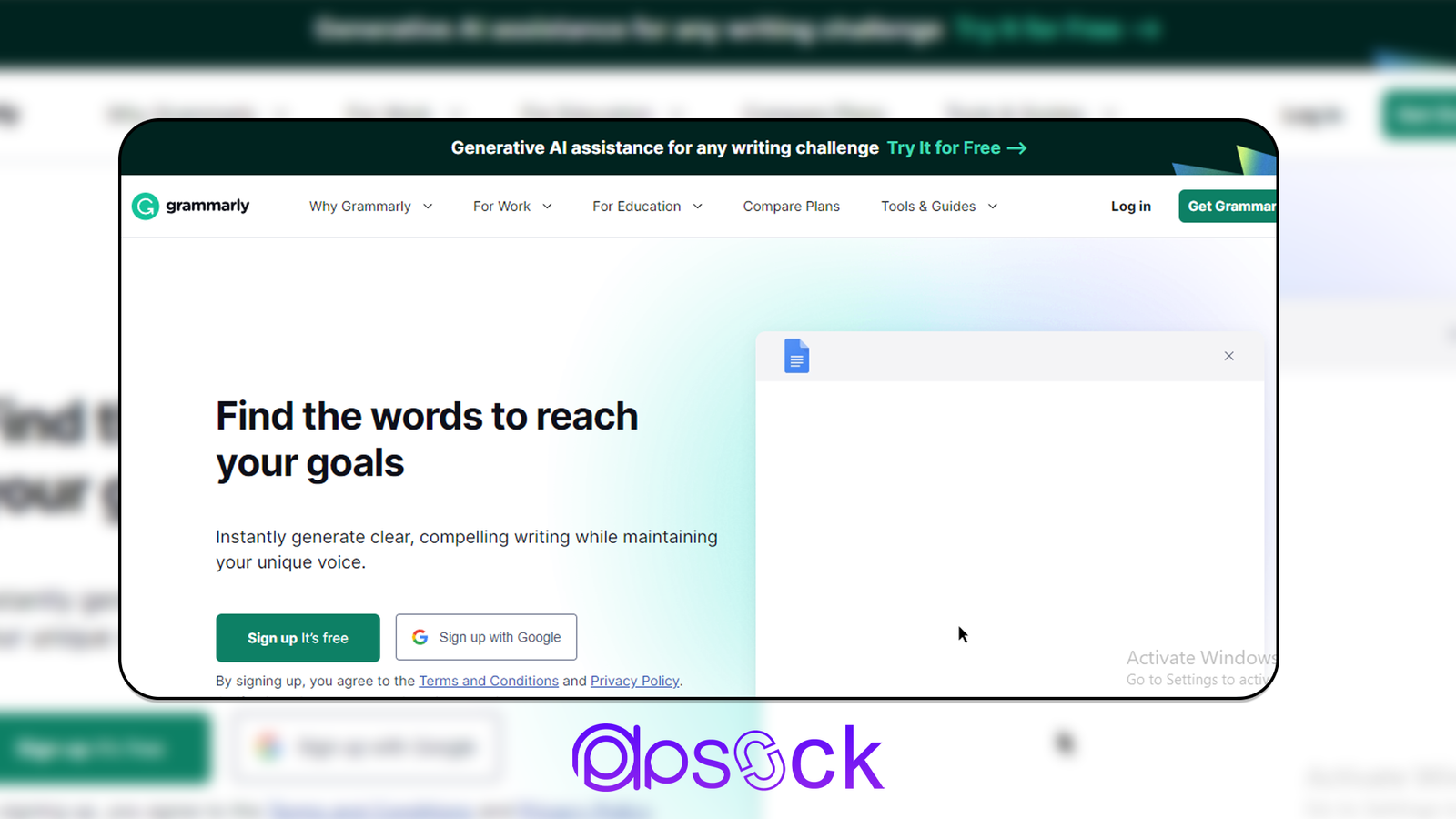 AI Tools for Artificial Intelligence, Apsock, AI Tools List, Writing AI Tools, GPT4 by Grammerly AI