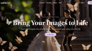 LeiaPix AI is like a magic wand for your photos, transforming them into mesmerizing animations without any fuss.