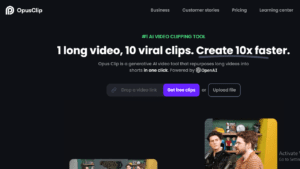 Read more about the article Opus Clip AI: Review, Usage & Price
